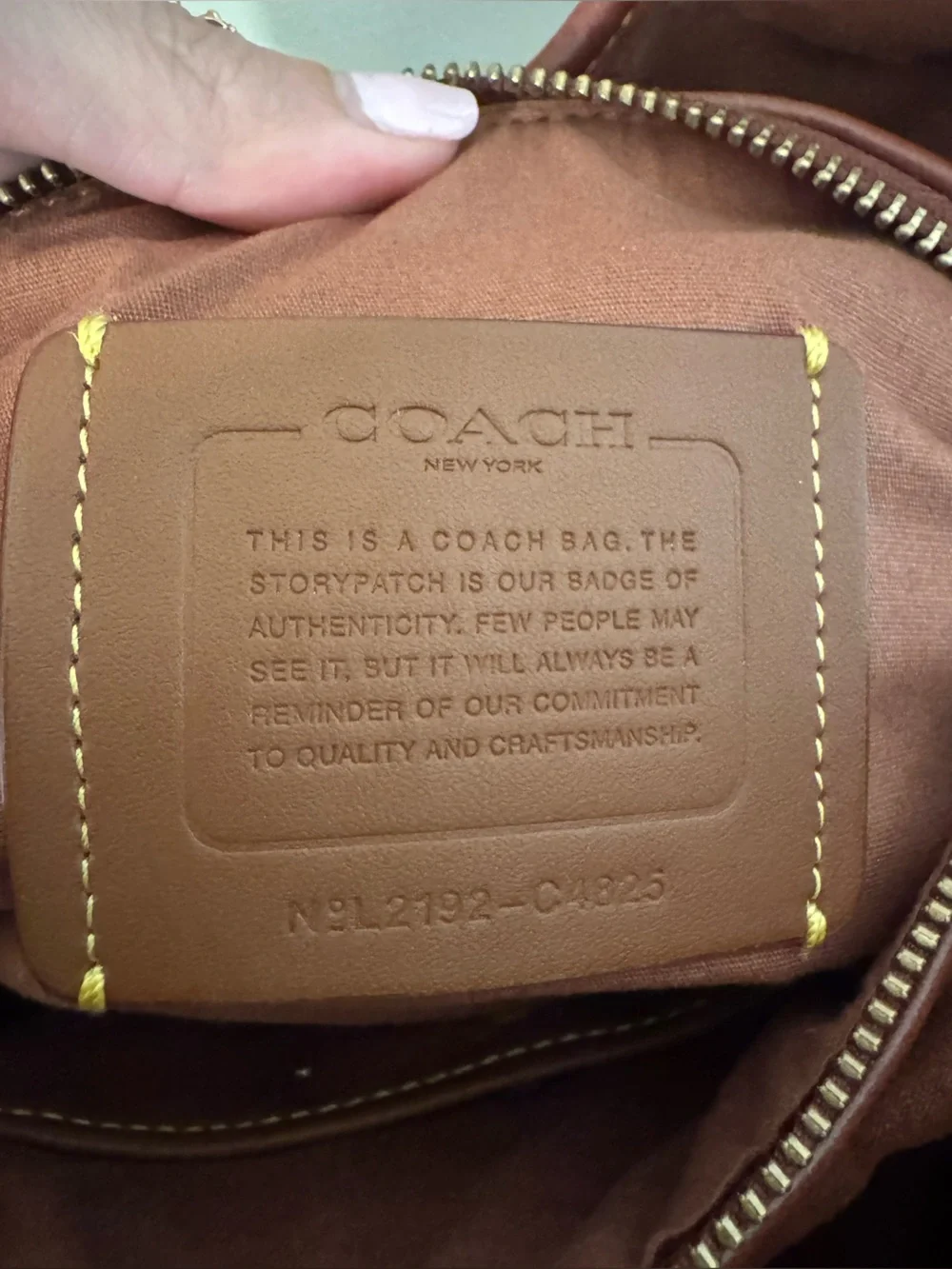 COACH Lori Leather/Canvas Logo Shoulder Bag.